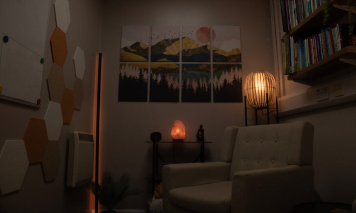 a therapists office